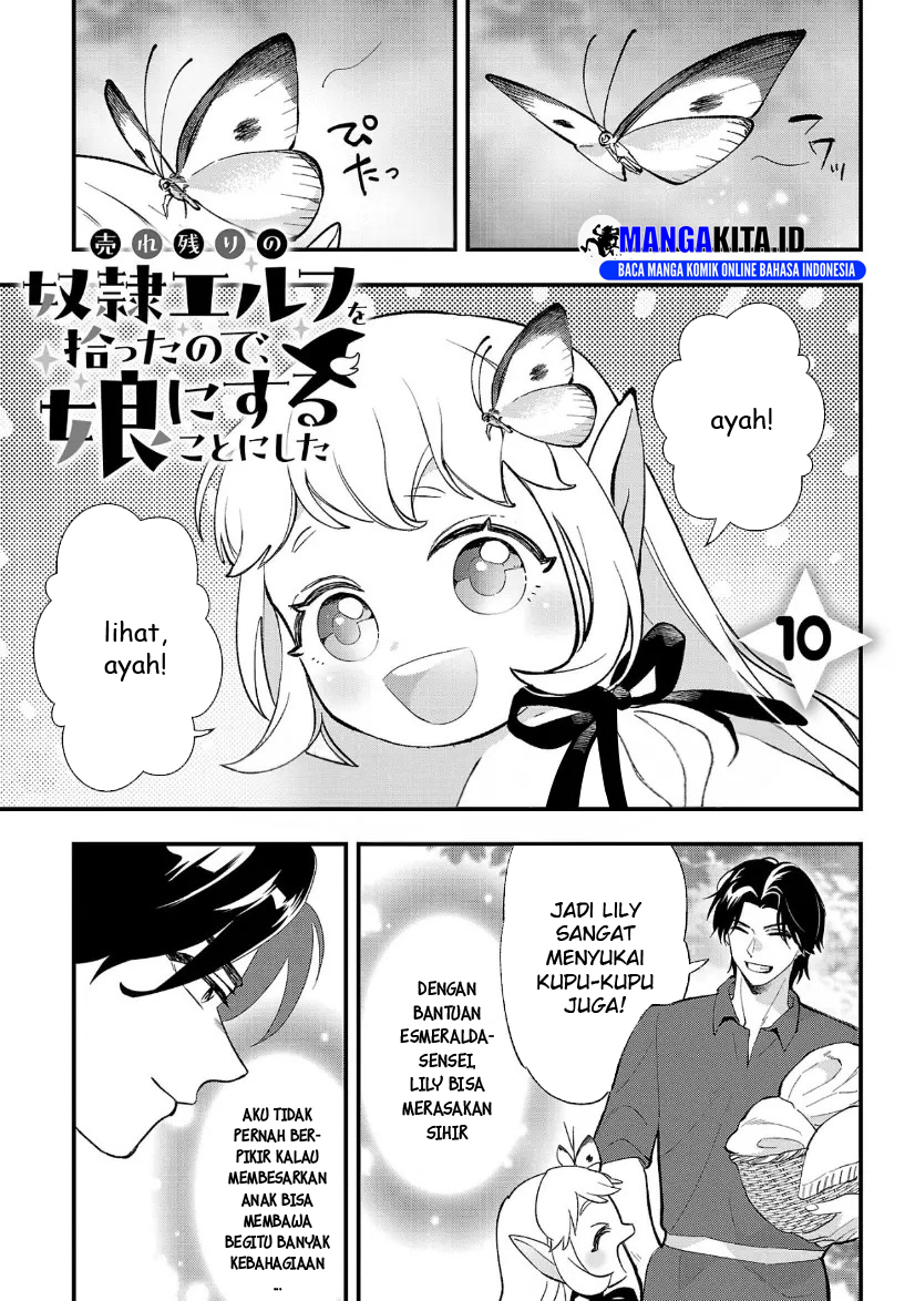 Urenokori no Dorei Elf wo Hirotta no de, Musume ni suru Koto ni shita Chapter 10