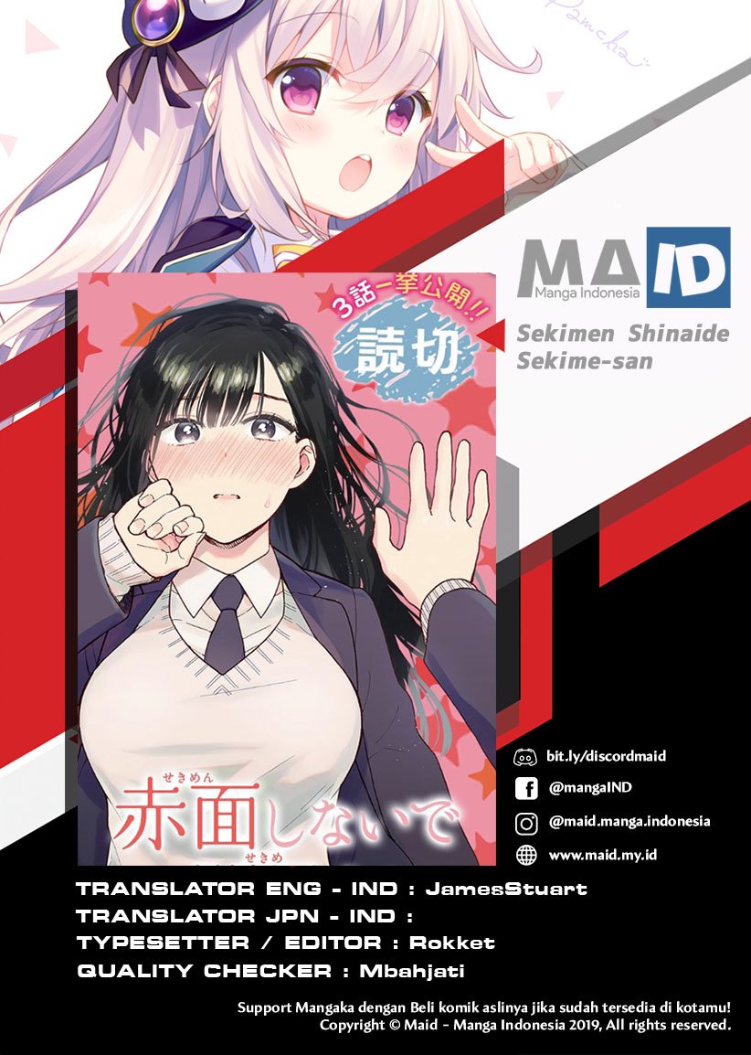 Sekimen Shinaide Sekime-san Chapter 1