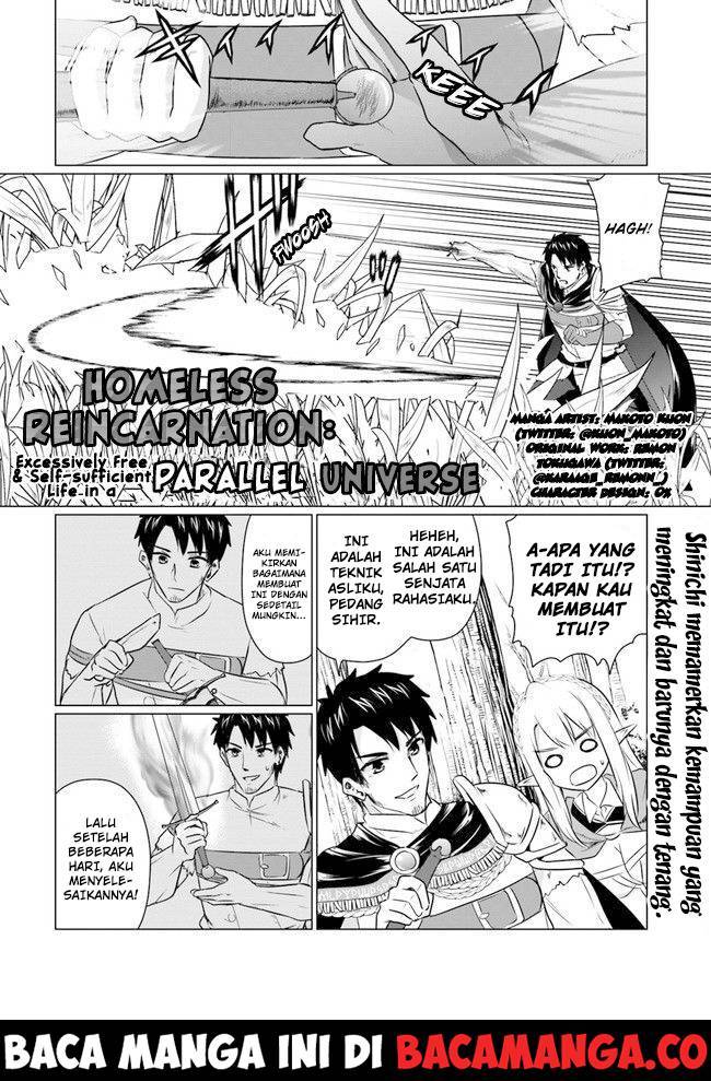 Homeless Tensei: Isekai De Jiyuu Sugiru Majutsu Jisoku Seikatsu Chapter 04.2