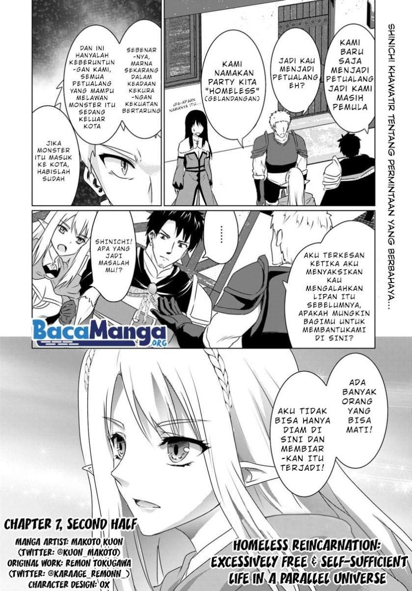 Homeless Tensei: Isekai De Jiyuu Sugiru Majutsu Jisoku Seikatsu Chapter 7.2