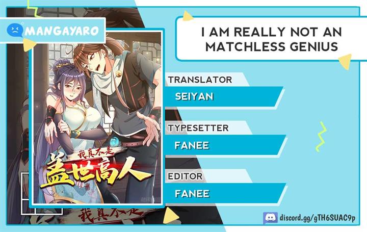 I Am Really Not an Matchless Genius Chapter 36