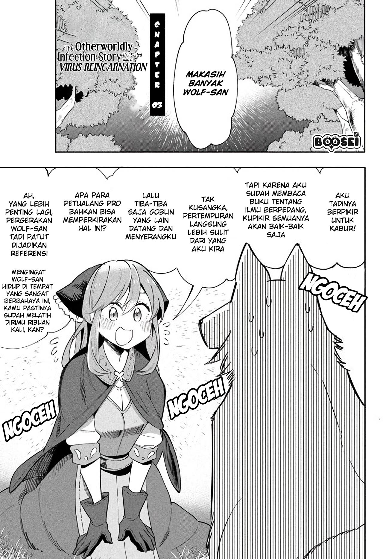 Virus Tensei kara Isekai Kansen Monogatari Chapter 3.1