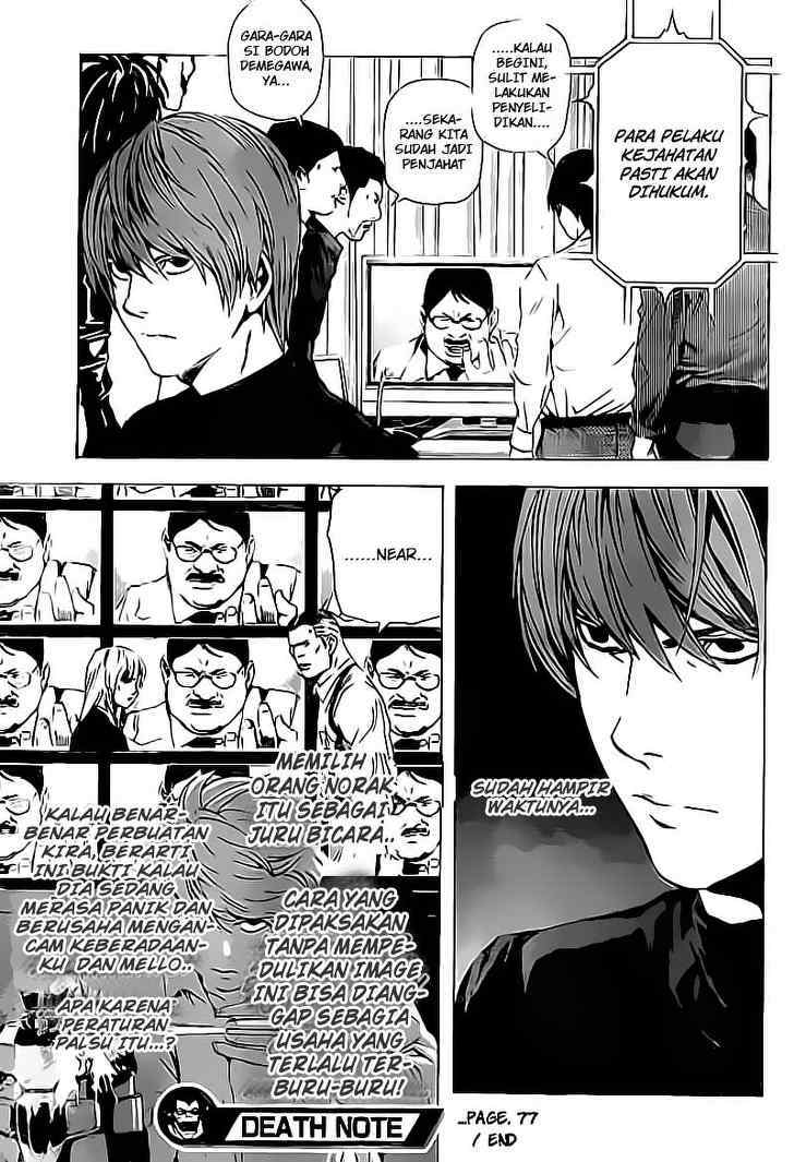 Death Note Chapter 77