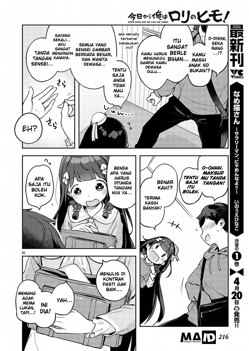 Kyou Kara Ore wa Loli no Himo! Chapter 1