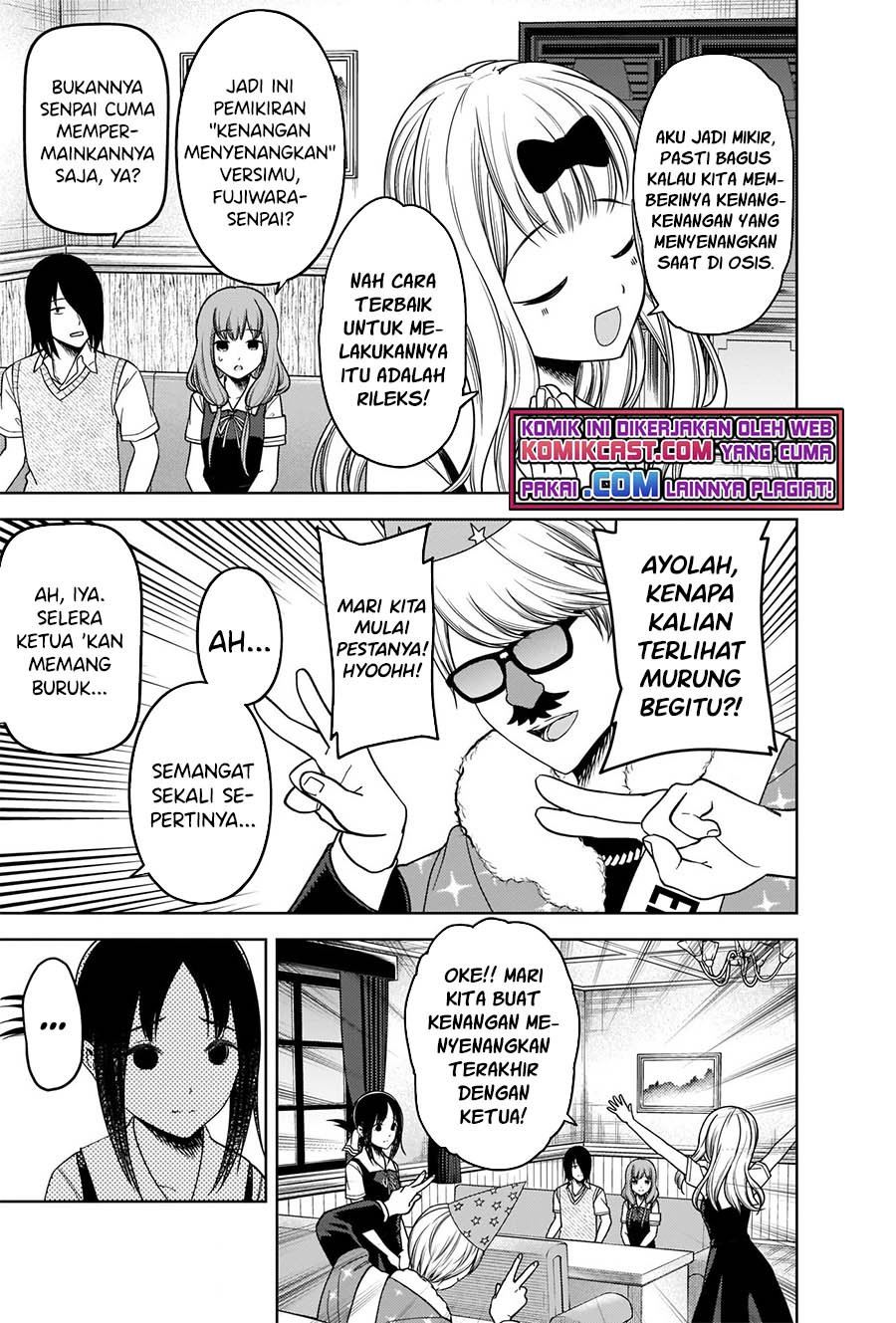 Kaguya-sama wa Kokurasetai – Tensai-tachi no Renai Zunousen Chapter 263