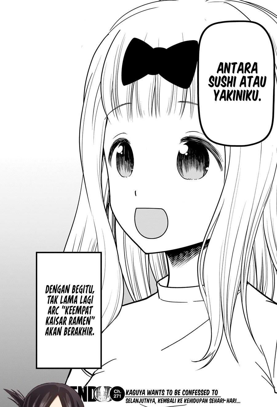 Kaguya-sama wa Kokurasetai – Tensai-tachi no Renai Zunousen Chapter 271