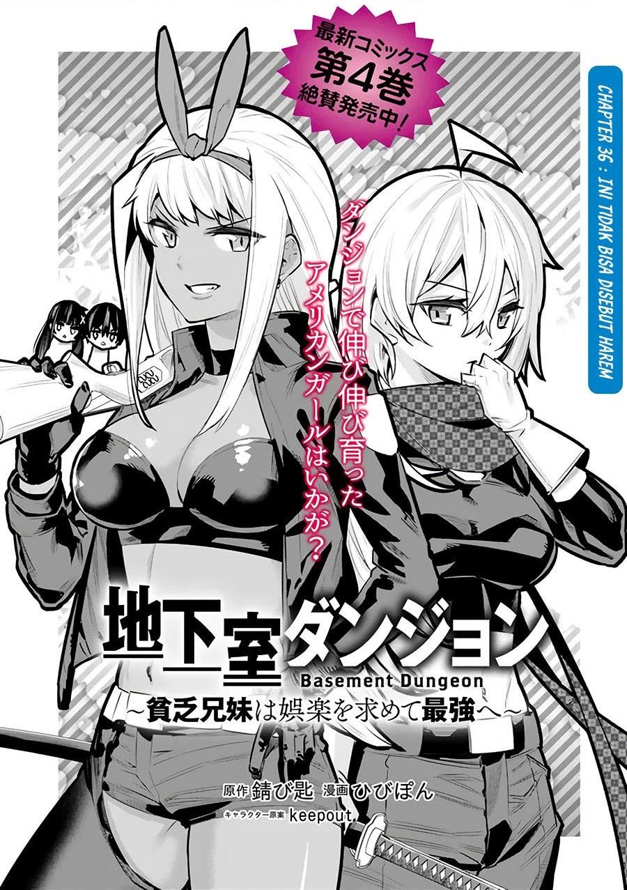 Chikashitsu Dungeon: Binbou Kyoudai wa Goraku wo Motomete Saikyou e Chapter 36