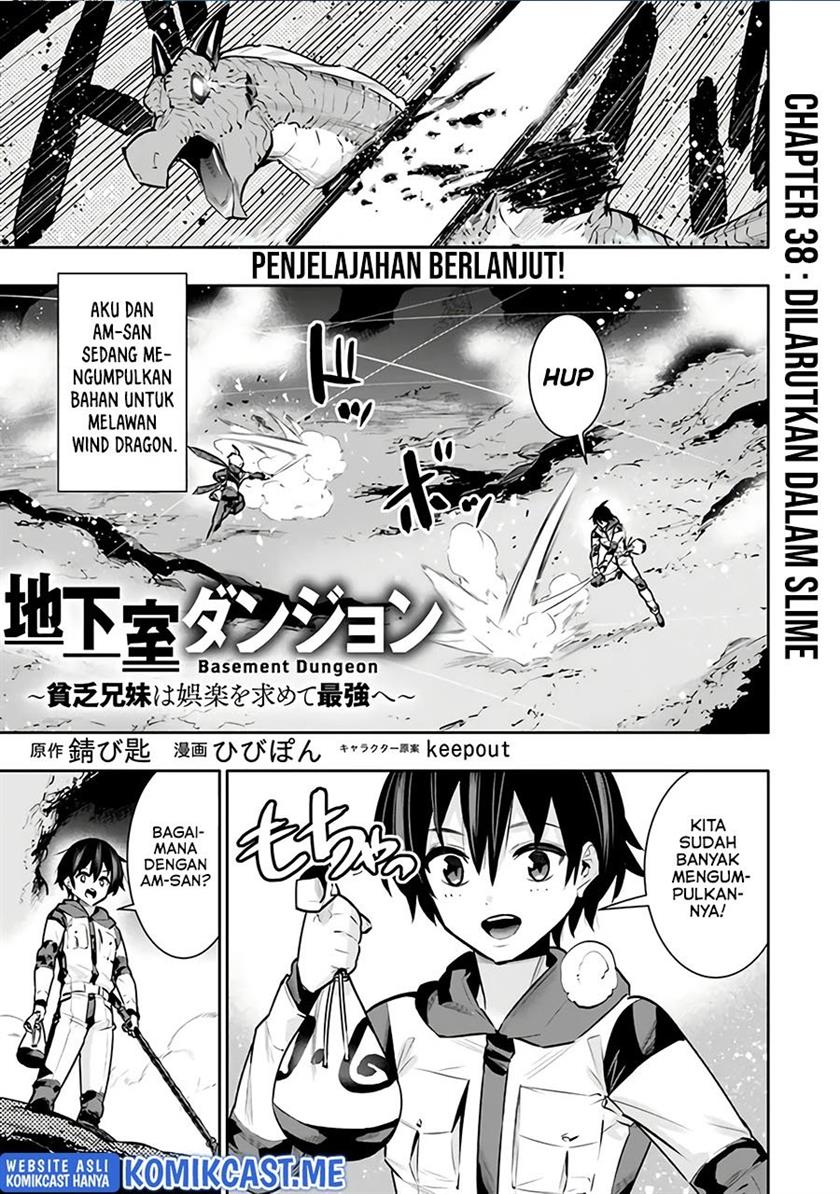 Chikashitsu Dungeon: Binbou Kyoudai wa Goraku wo Motomete Saikyou e Chapter 38