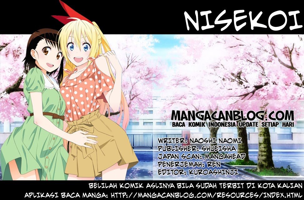 Nisekoi Chapter 213