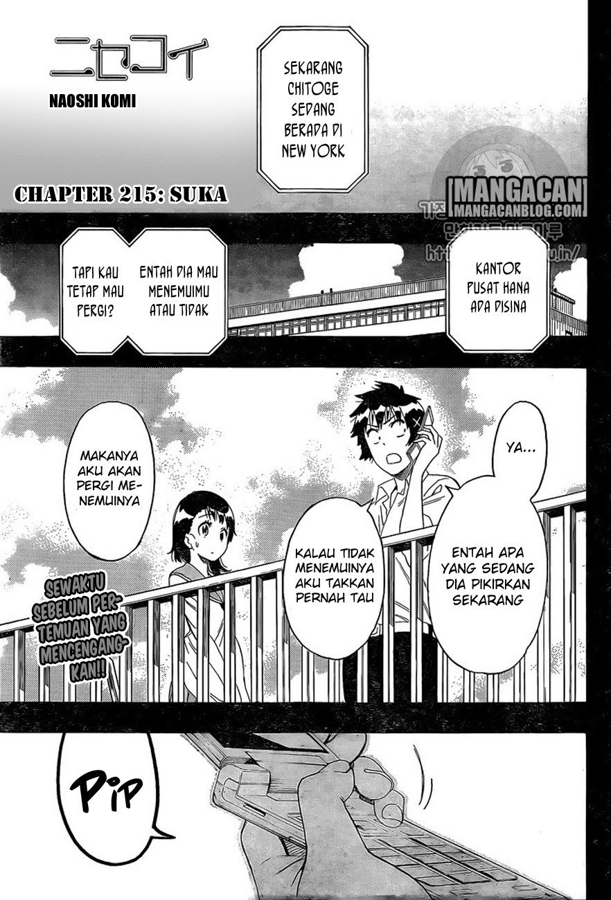 Nisekoi Chapter 215