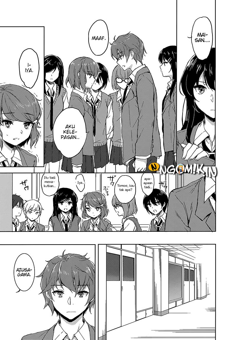 Seishun Buta Yarou wa Bunny Girl Senpai no Yume o Minai Chapter 19