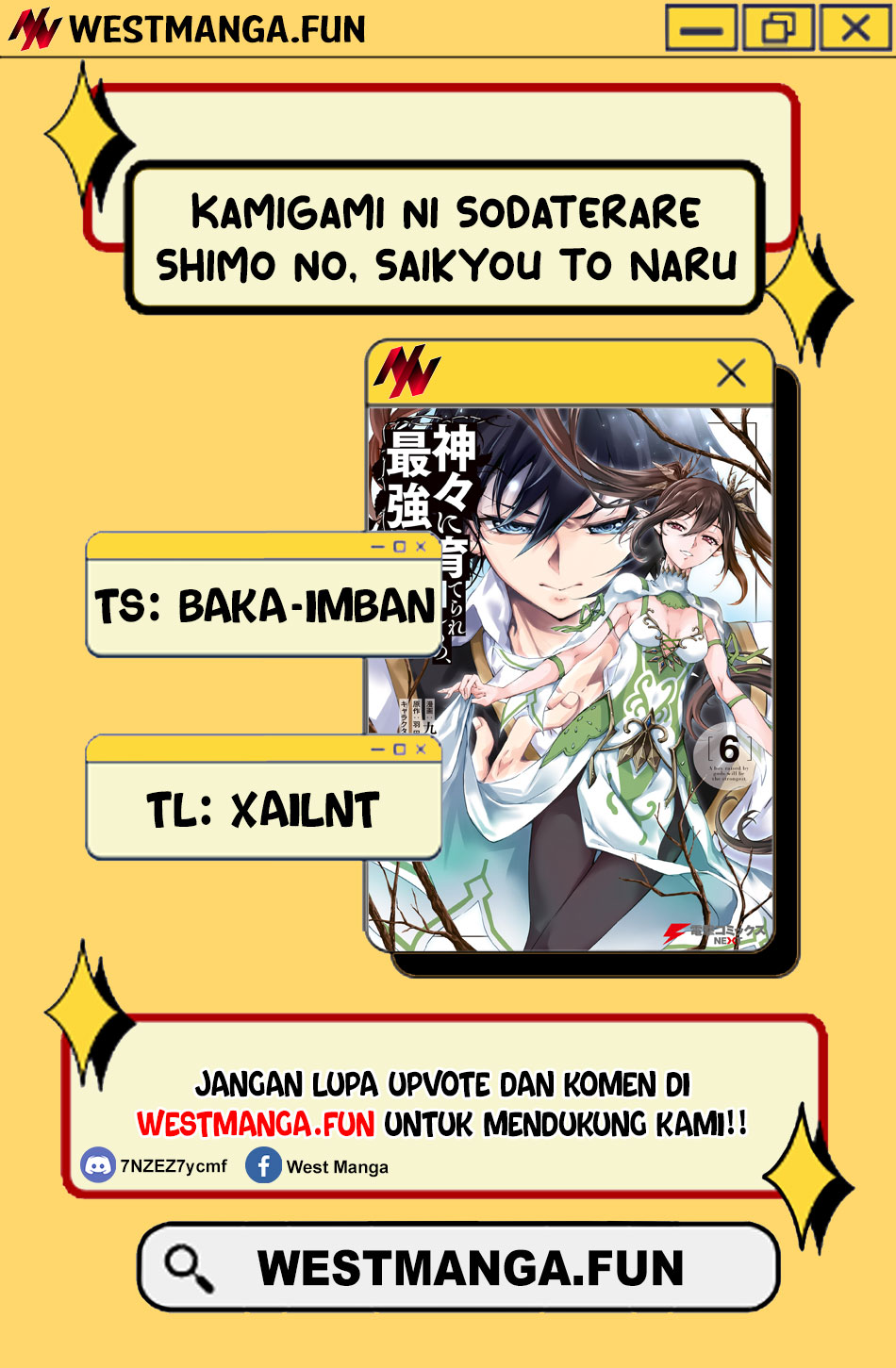 Kamigami ni Sodaterare Shimo no, Saikyou to Naru Chapter 50