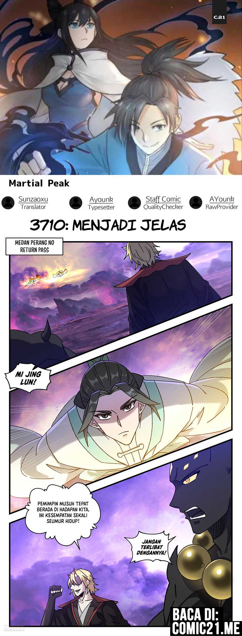 Martial Peak Chapter 3710