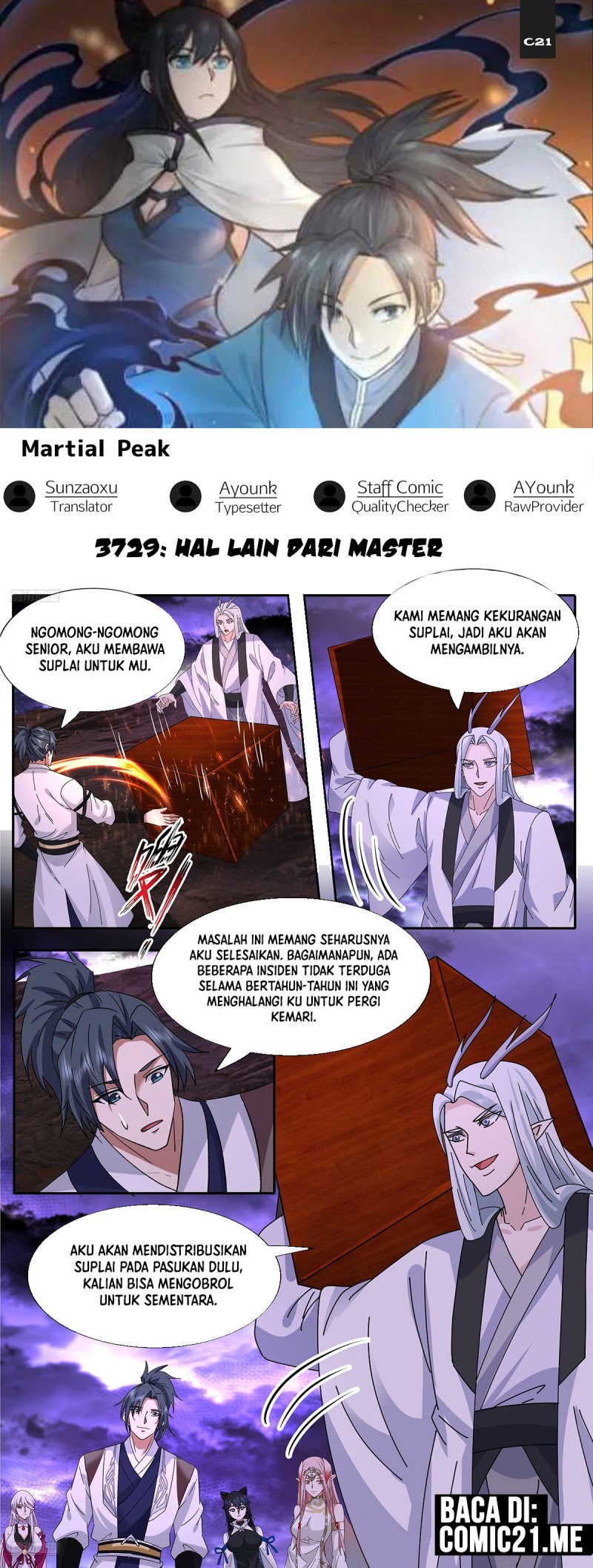 Martial Peak Chapter 3729