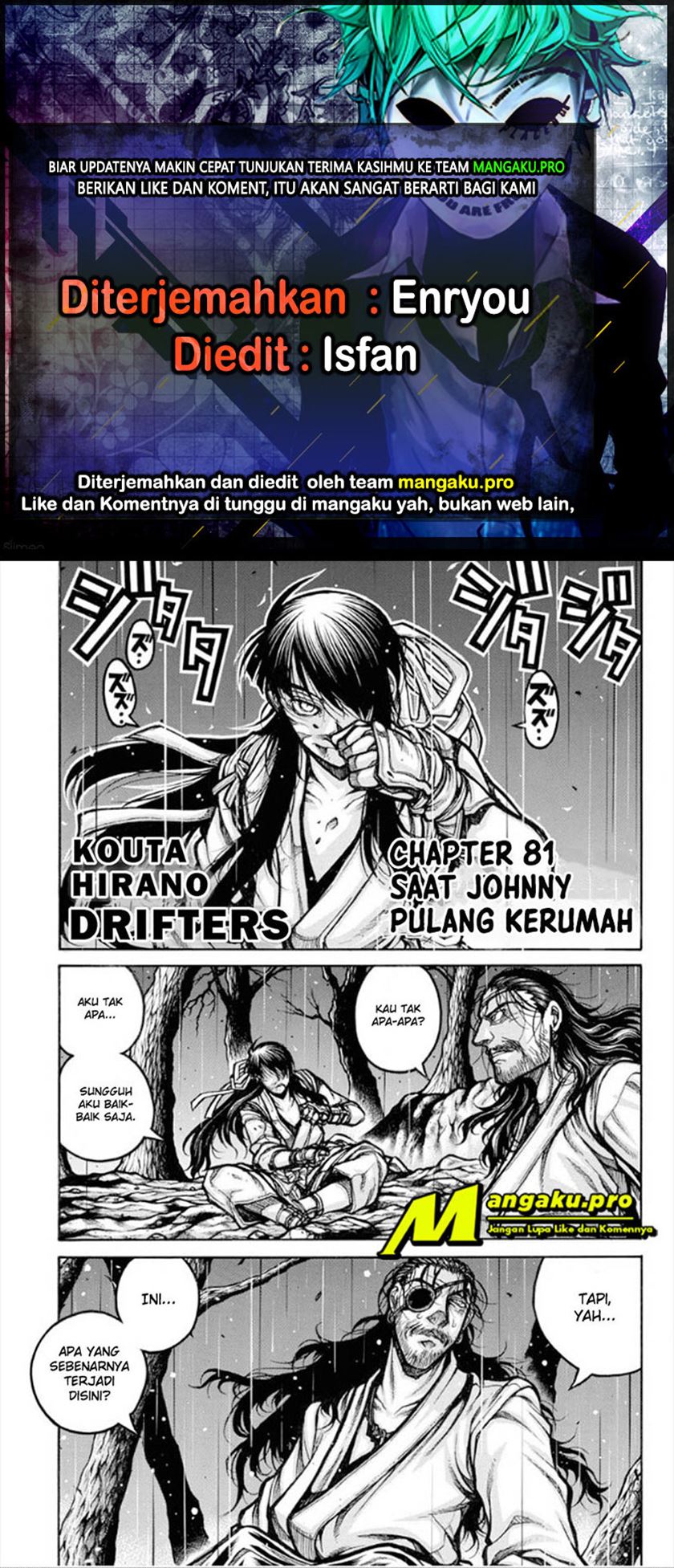 Drifters Chapter 81