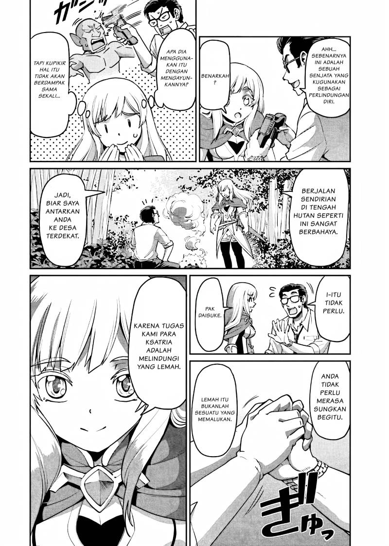 Isekai Shoukan Oji-san no Juumusou Life – Sabage Suki Salaryman wa Kaisha Owari ni Isekai e Chokki suru Chapter 1