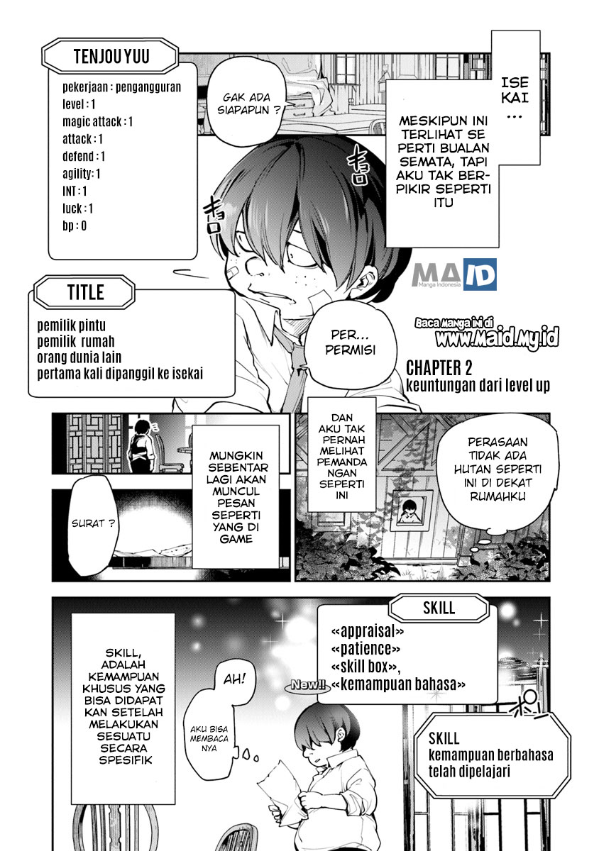 Isekai de Cheat Skill wo te ni Shita ore wa, Genjitsu Sekai wo mo Musou Suru ~Level Up wa Jinsei wo Kaeta~ Chapter 2