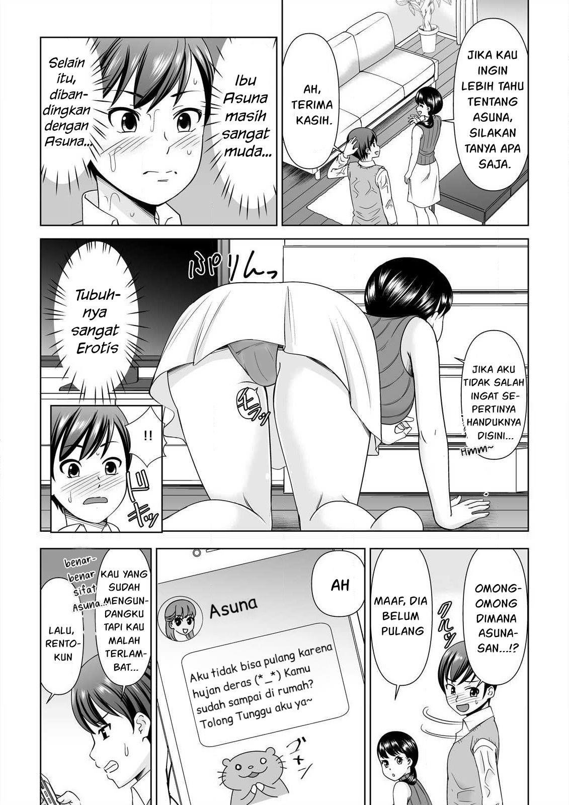 Yokkyu Fumanna Ore to Kano Haha, Kanojo ni Naisho de Kossori SEX Chapter 1