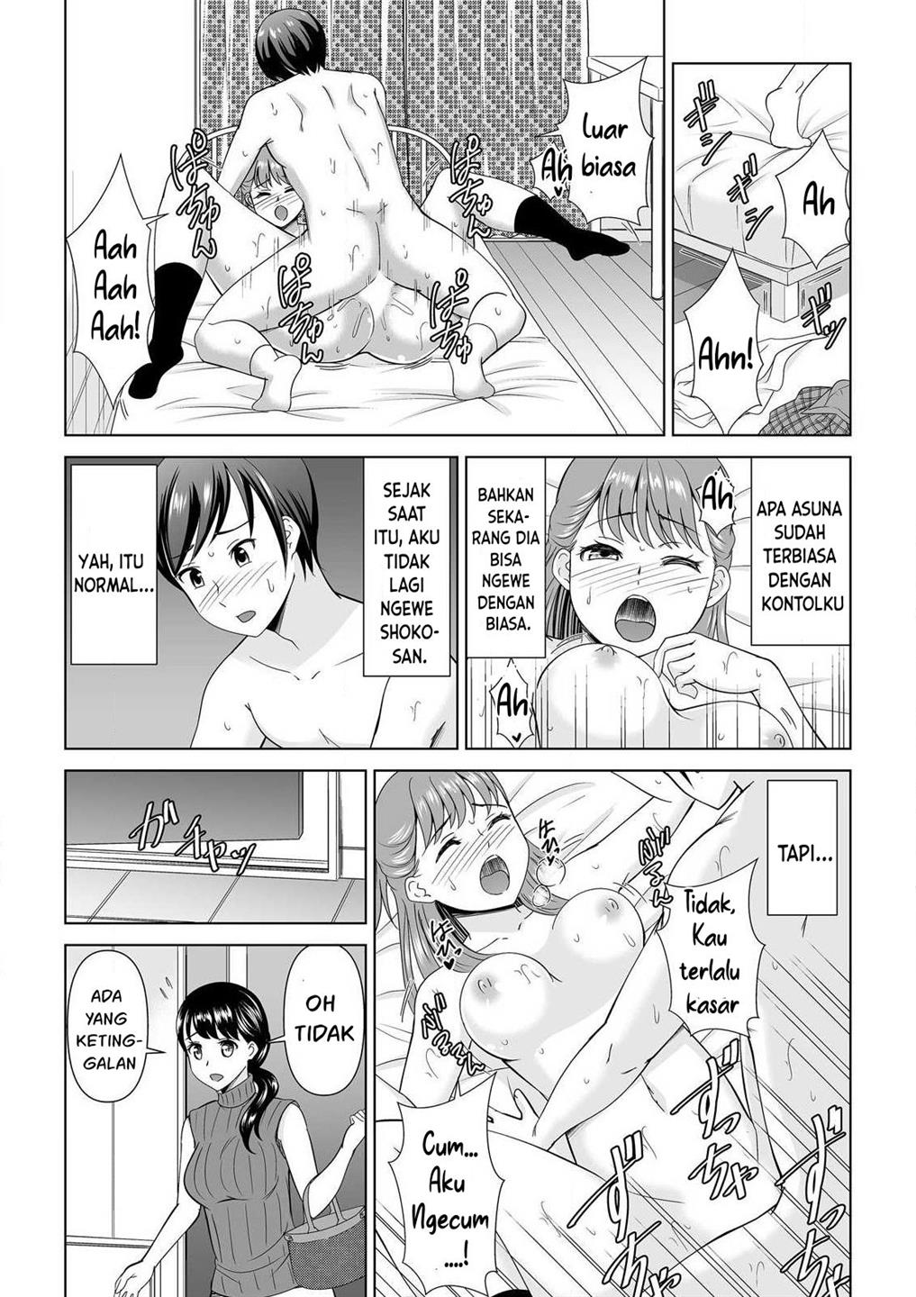 Yokkyu Fumanna Ore to Kano Haha, Kanojo ni Naisho de Kossori SEX Chapter 3