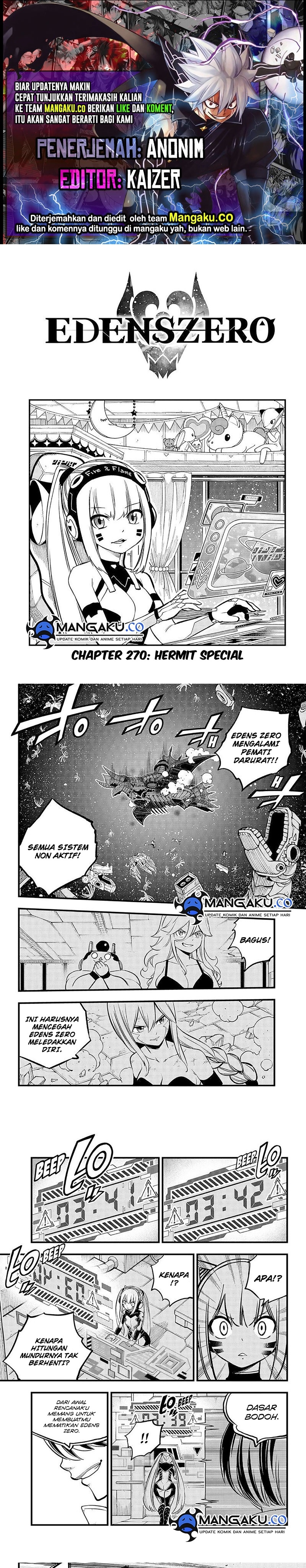 Eden’s Zero Chapter 270