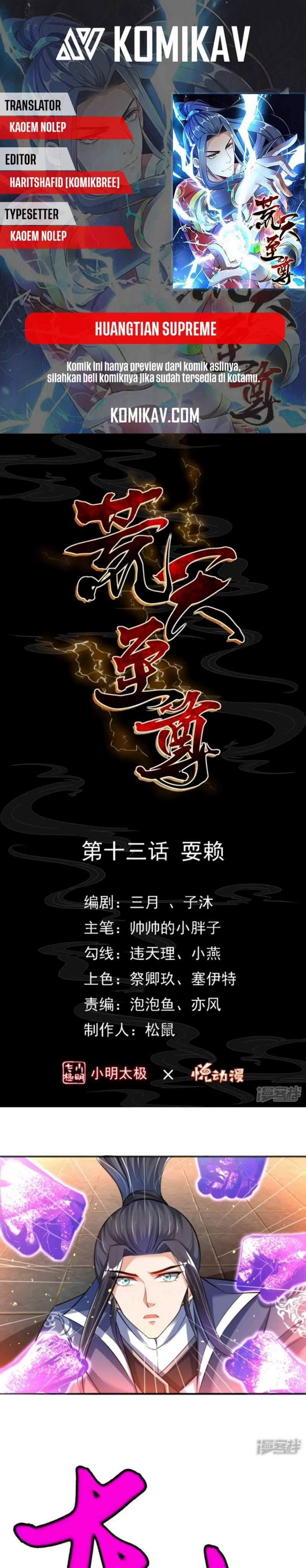 Huangtian Supreme Chapter 13