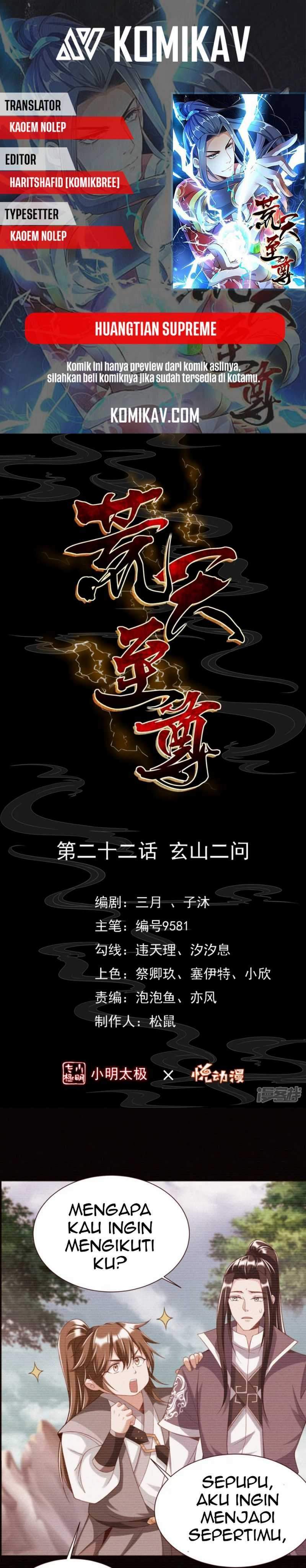 Huangtian Supreme Chapter 22