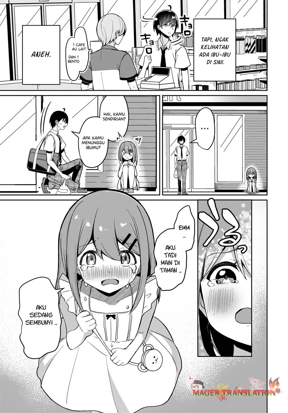 Maigo no Onnanoko o Ie Made Todoketara, Genkan kara Detekita no wa Gakunen Ichi no Bishoujo deshita Chapter 1