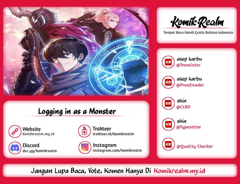 Logging in as a Monster Chapter 34