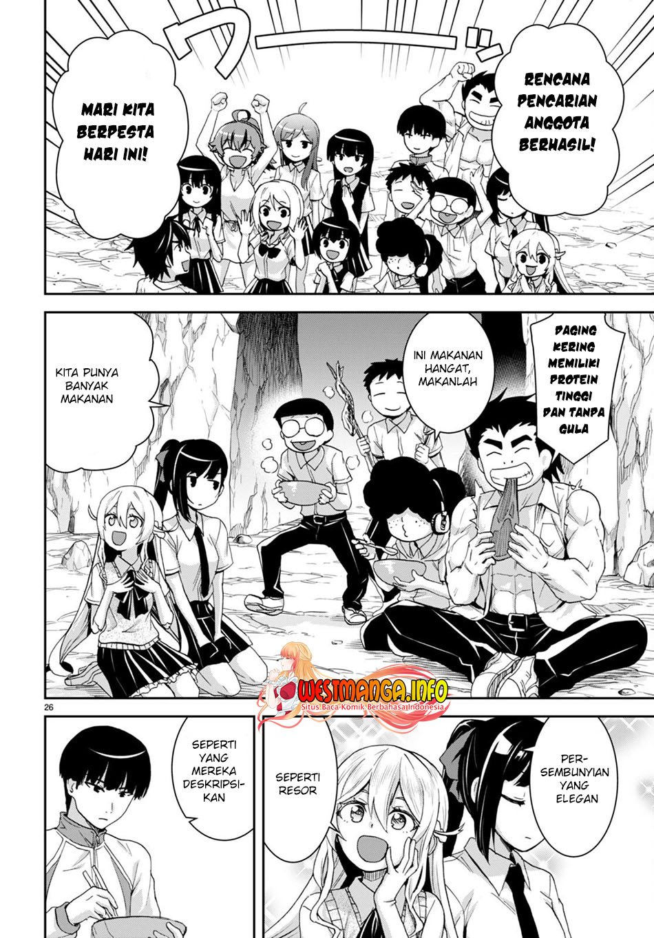 Isekai Yurutto Survival Seikatsu: Gakkou no Minna to Isekai no Mujintou ni Tenishitakedo Ore Dake Rakushou desu Chapter 16