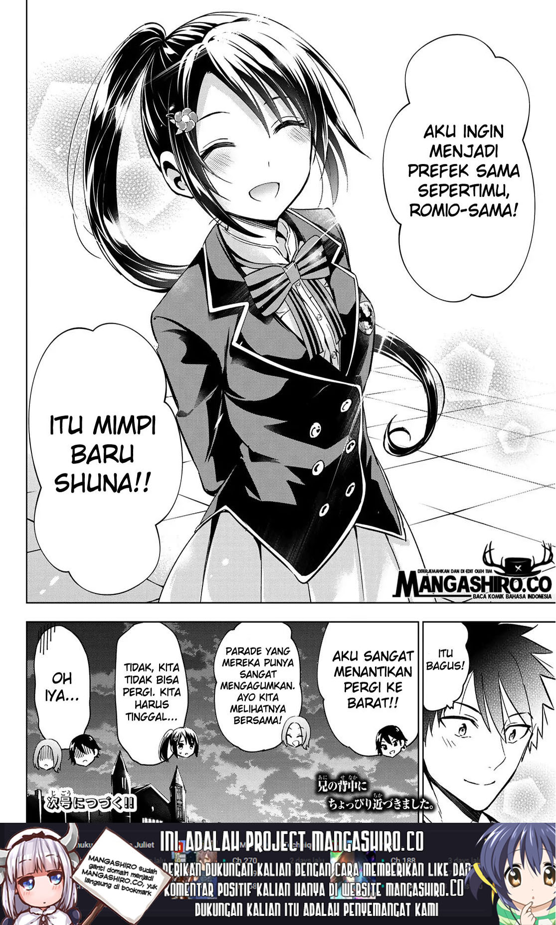 Kishuku Gakkou no Juliet Chapter 100