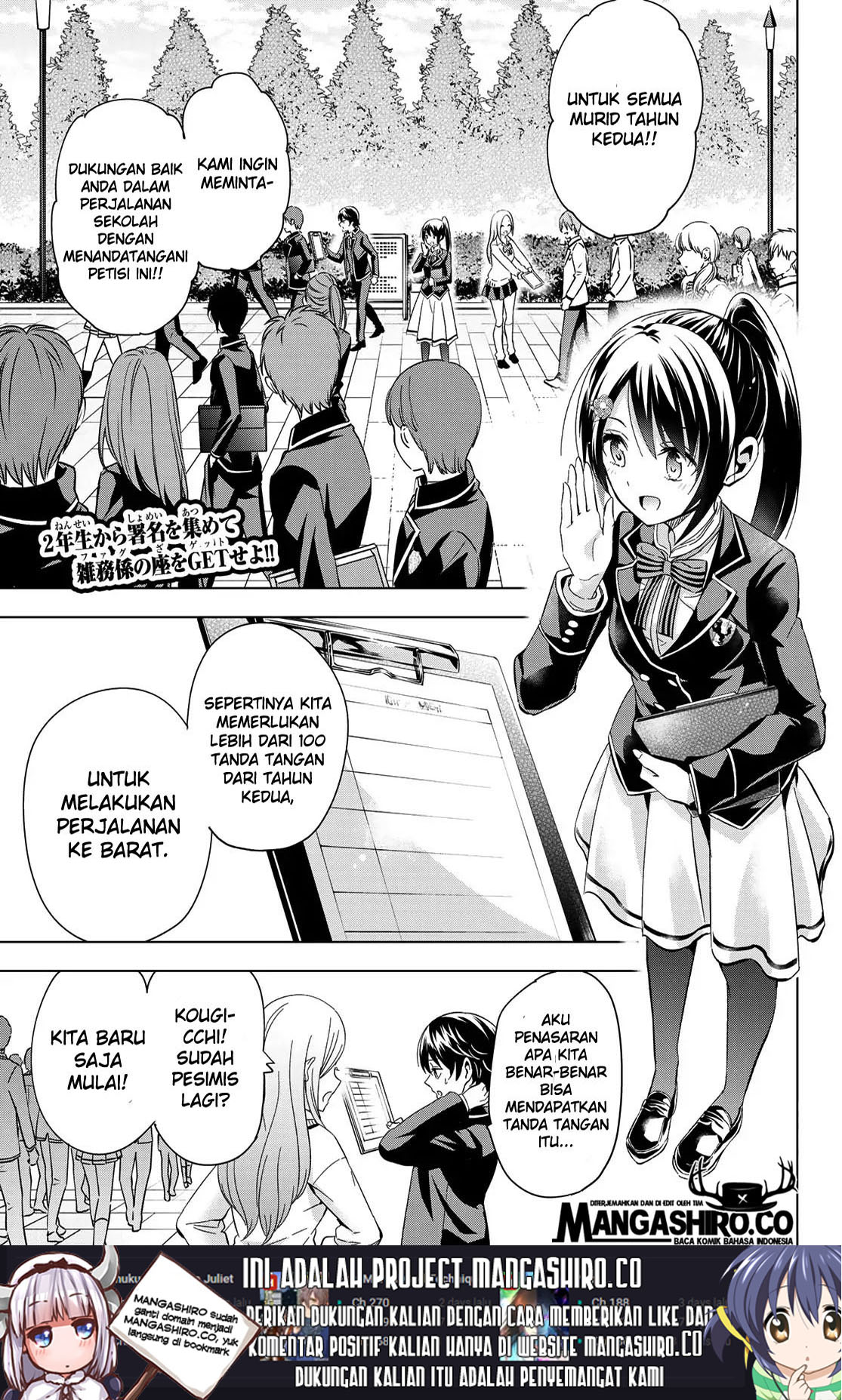 Kishuku Gakkou no Juliet Chapter 100