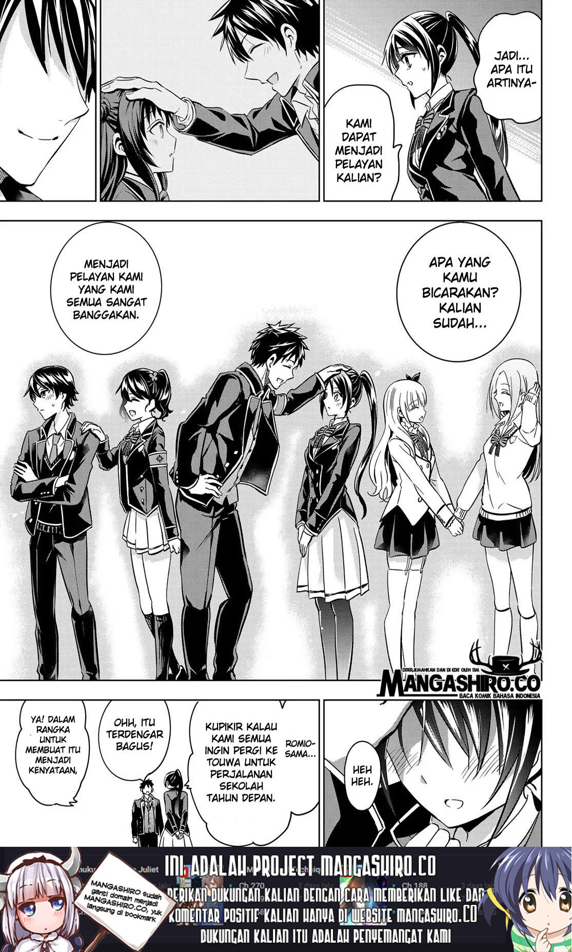 Kishuku Gakkou no Juliet Chapter 100