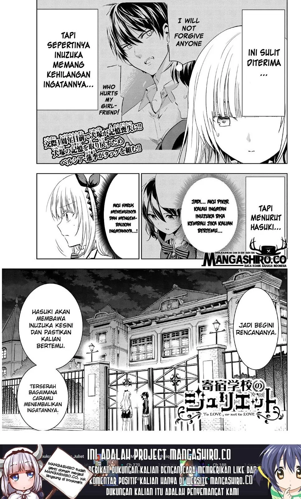 Kishuku Gakkou no Juliet Chapter 77