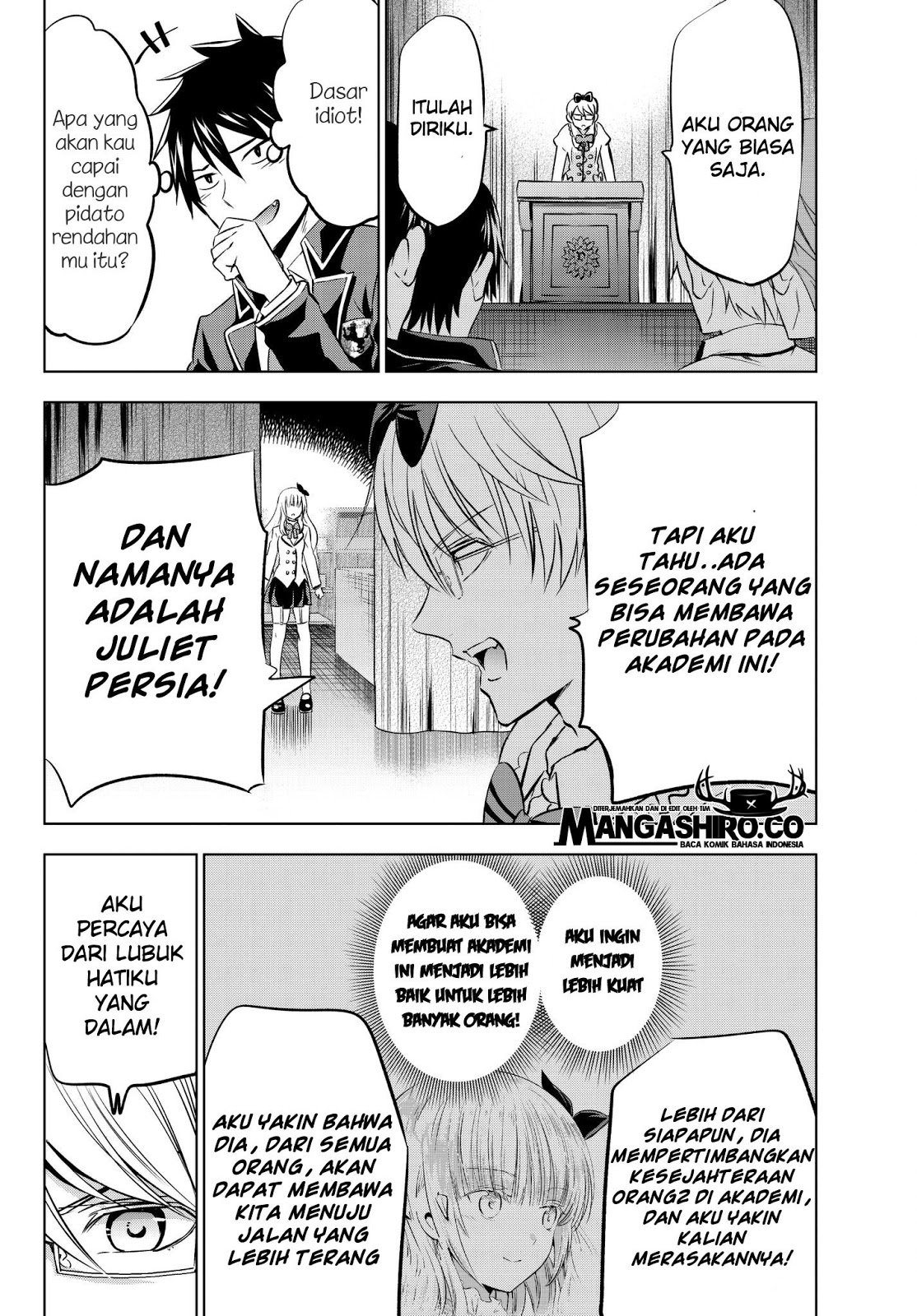 Kishuku Gakkou no Juliet Chapter 80