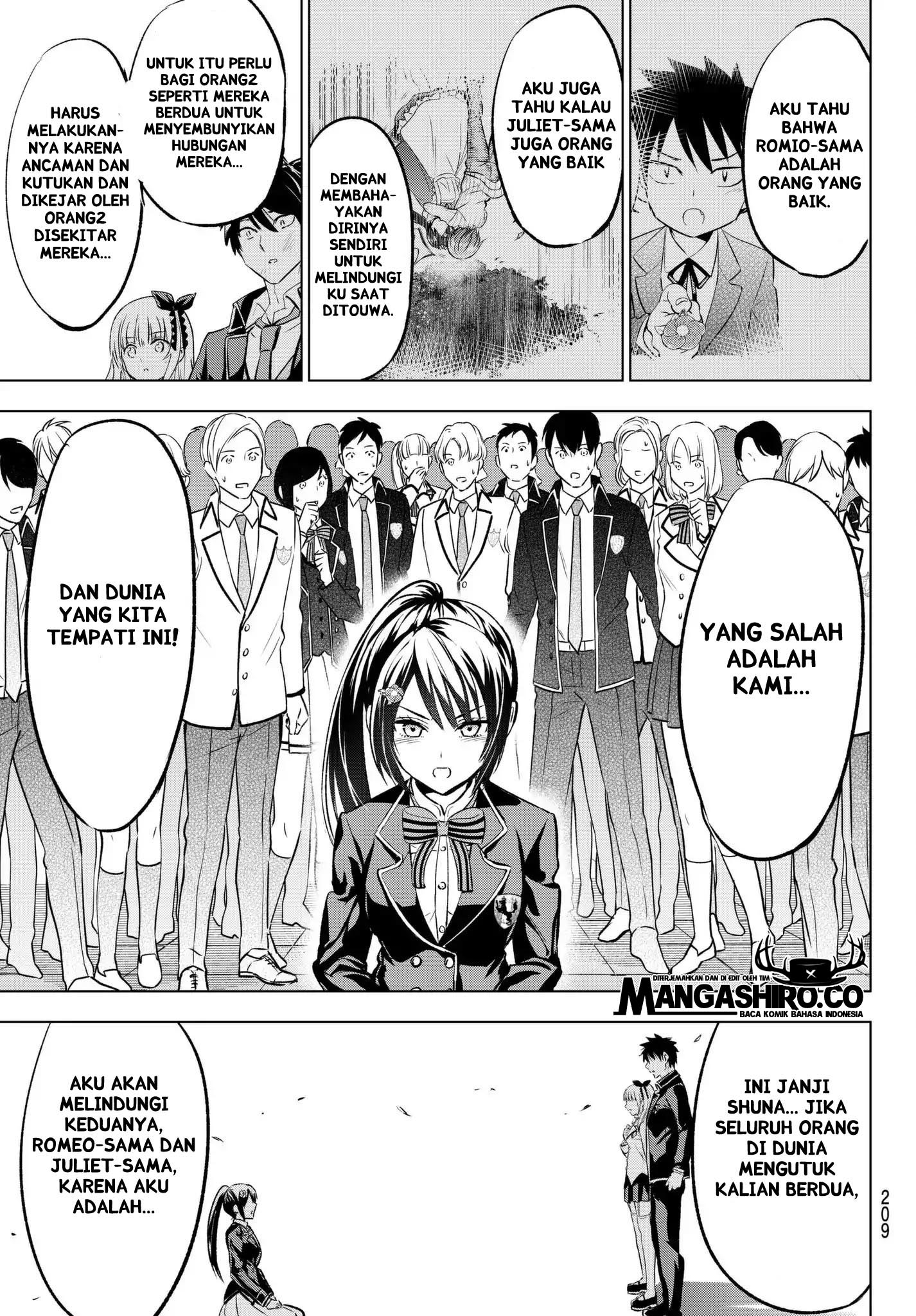 Kishuku Gakkou no Juliet Chapter 89