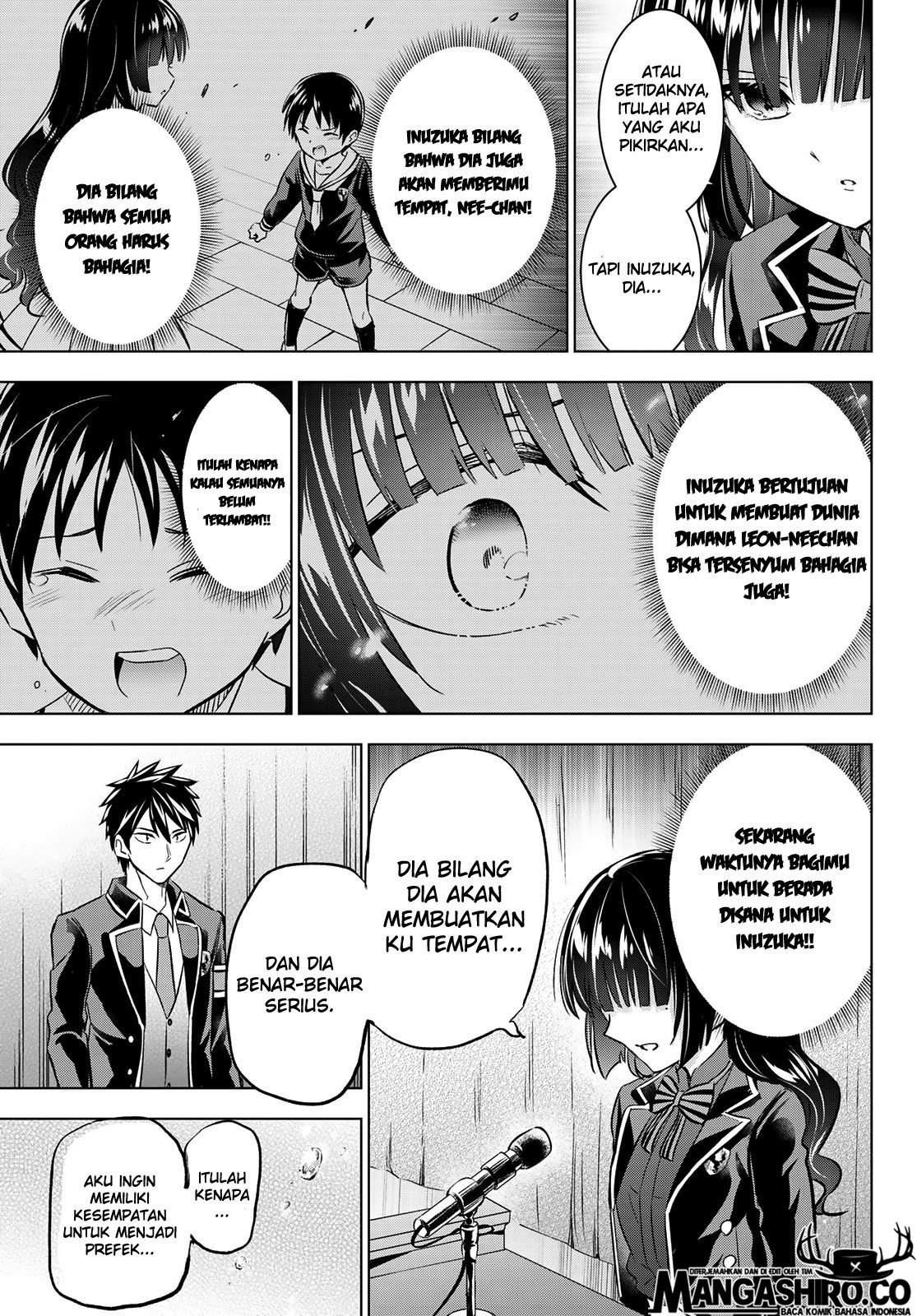 Kishuku Gakkou no Juliet Chapter 91