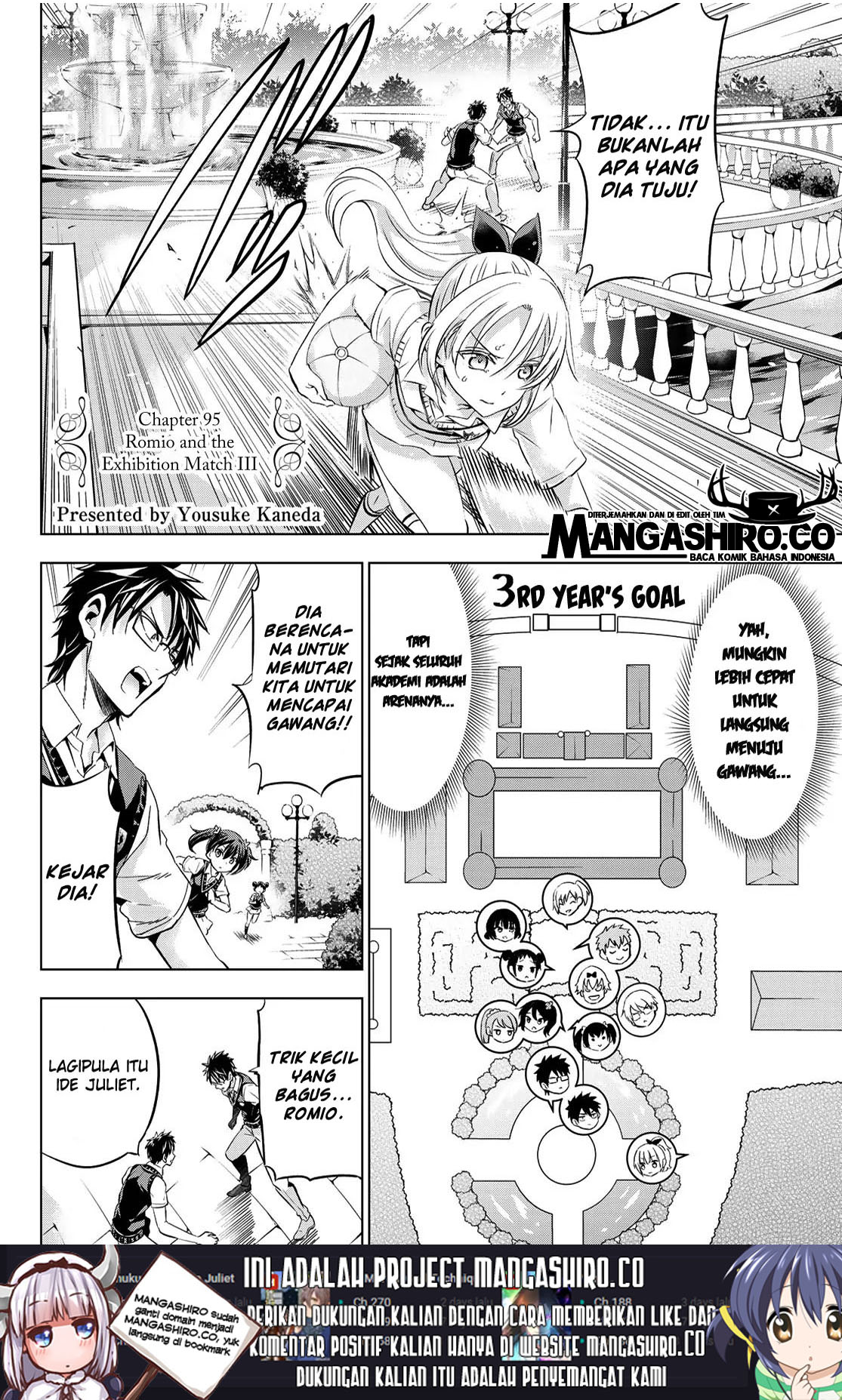 Kishuku Gakkou no Juliet Chapter 95