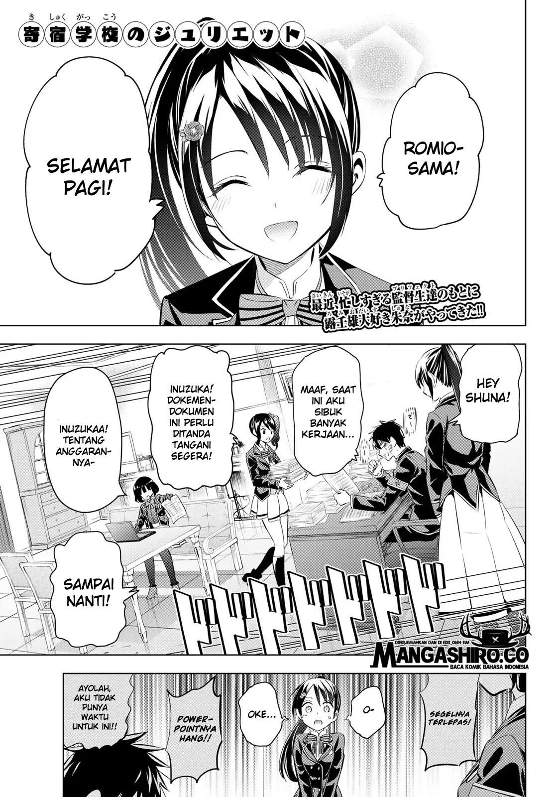 Kishuku Gakkou no Juliet Chapter 99