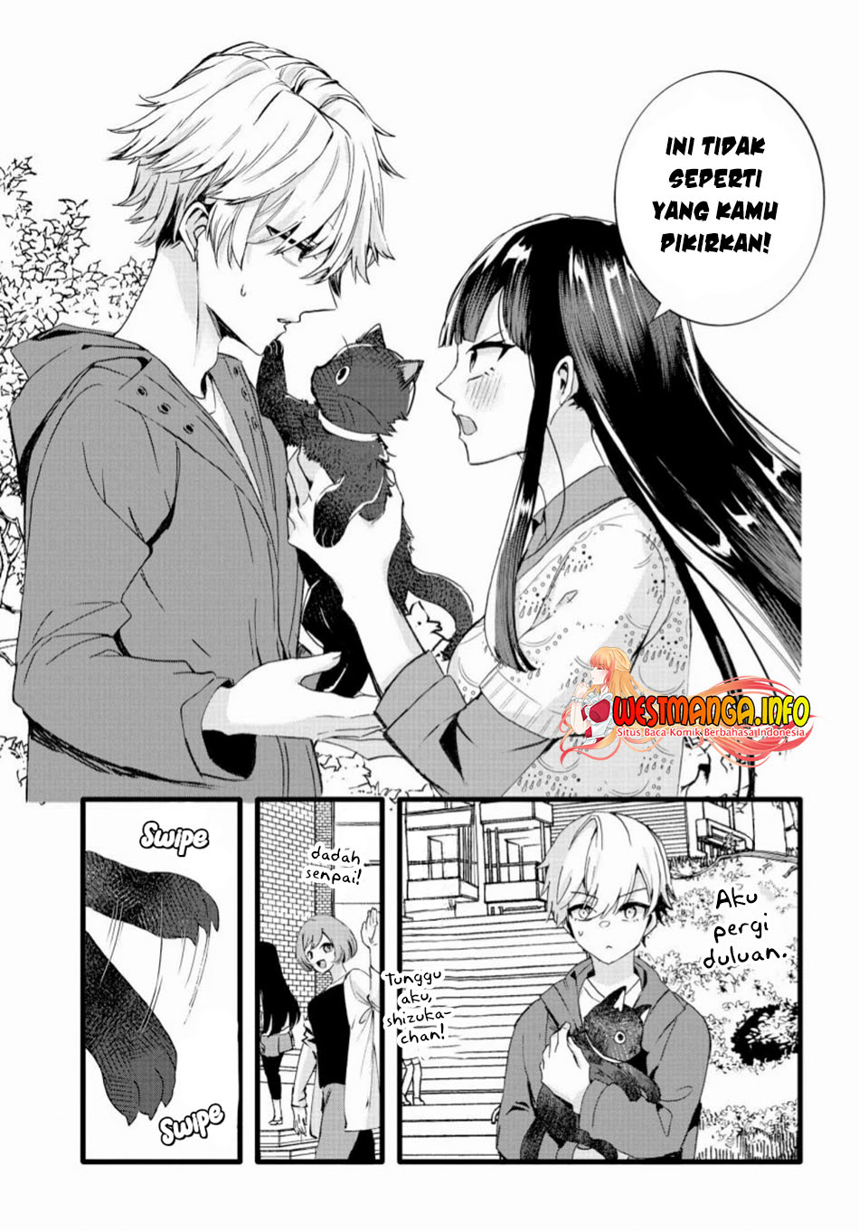 Chiteki de Cool na Kouhai Bijo, Ore no Kai Neko ni naru Chapter 4