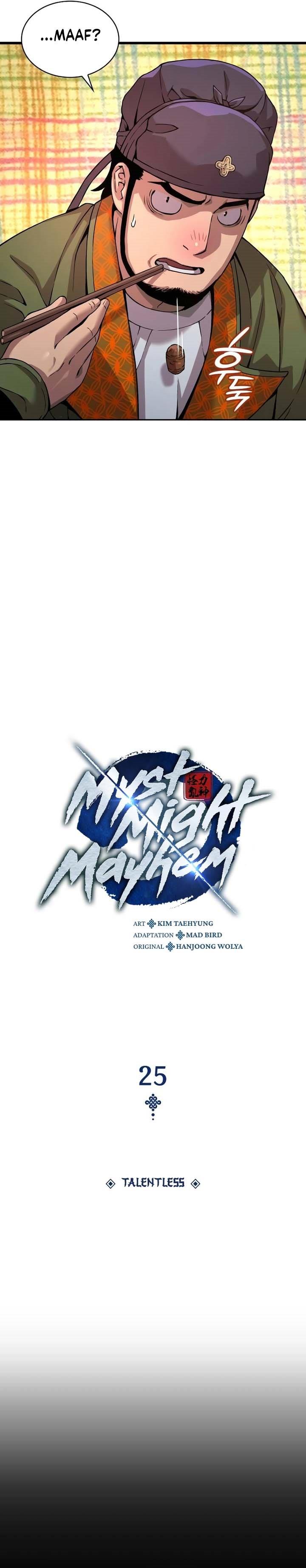 Myst, Might, Mayhem Chapter 25