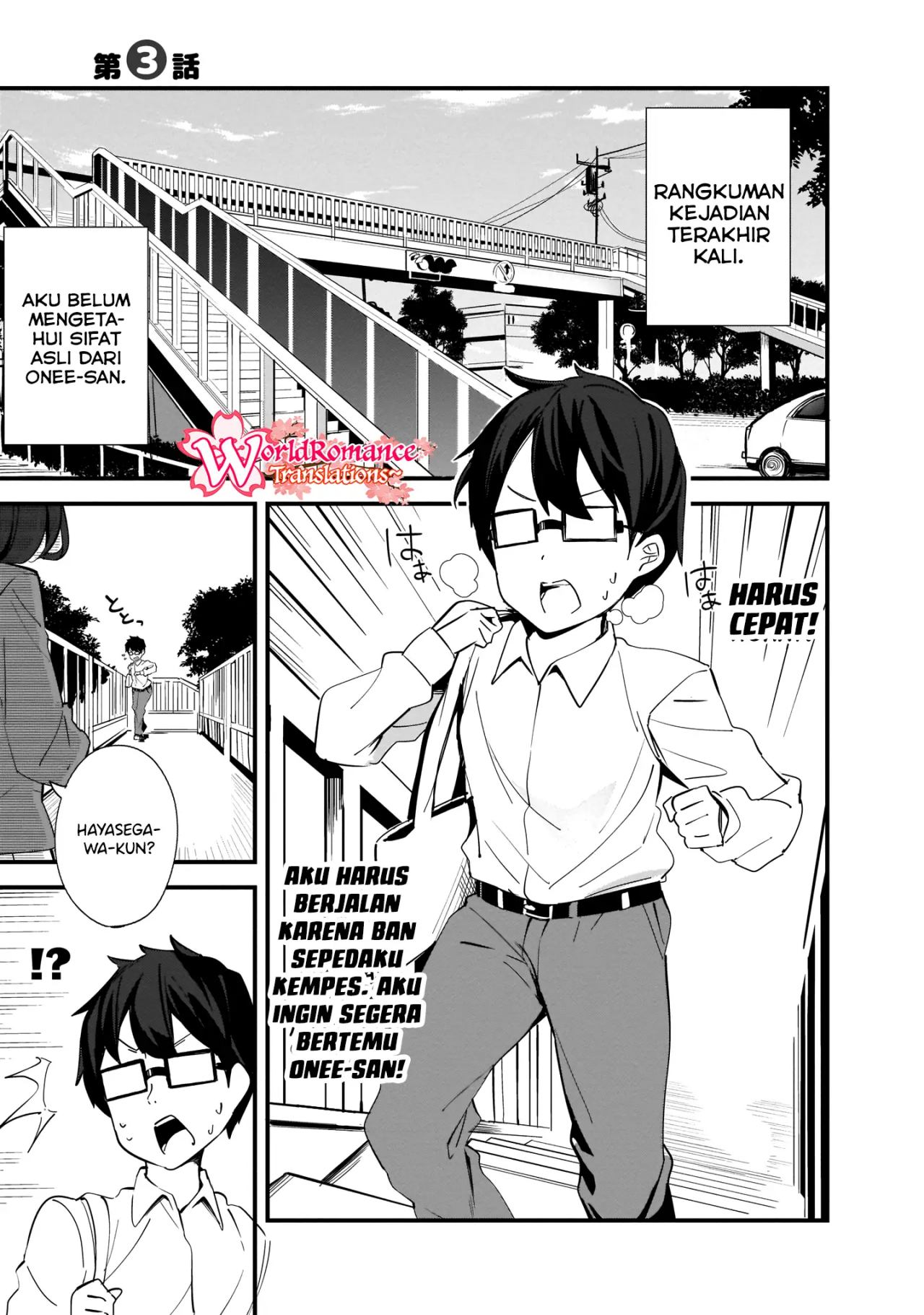 Hayasegawa-kun to Megami na Onee-san Chapter 3