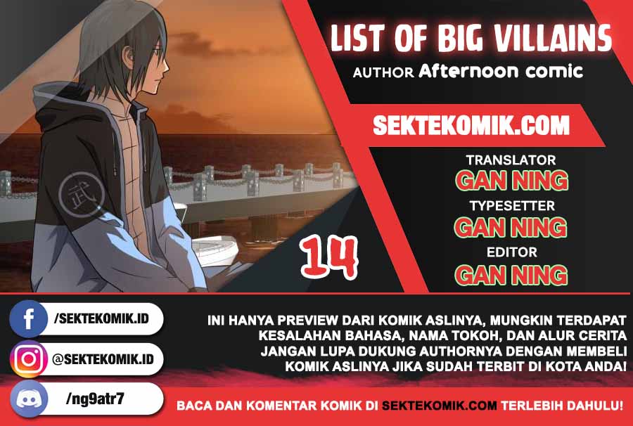 List of Big Villians Chapter 14