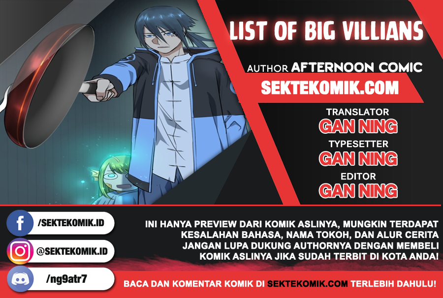 List of Big Villians Chapter 40