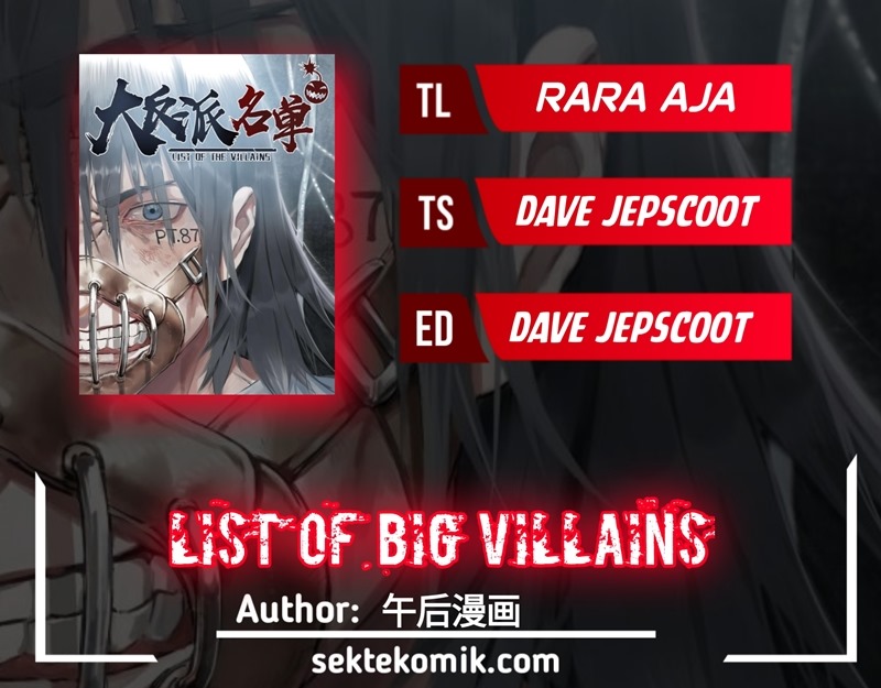 List of Big Villians Chapter 78