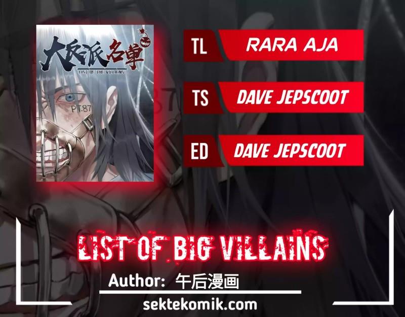 List of Big Villians Chapter 82