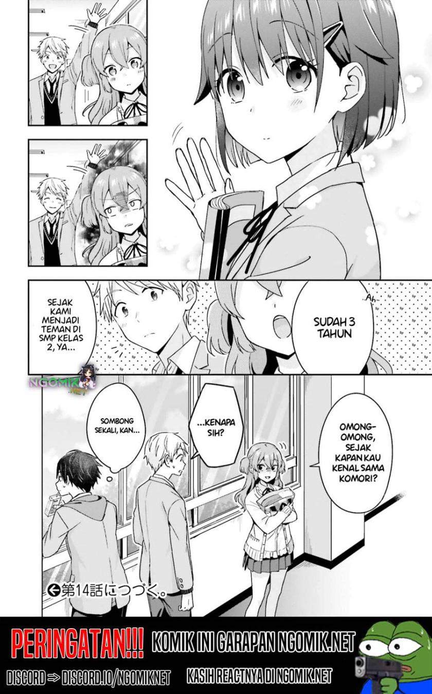 Koe no Chiisai Komori-san to Kuso Deka Oogoe no Oobayashi-kun Chapter 13