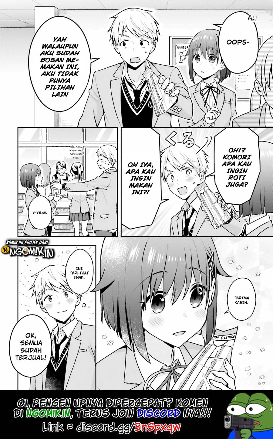 Koe no Chiisai Komori-san to Kuso Deka Oogoe no Oobayashi-kun Chapter 5