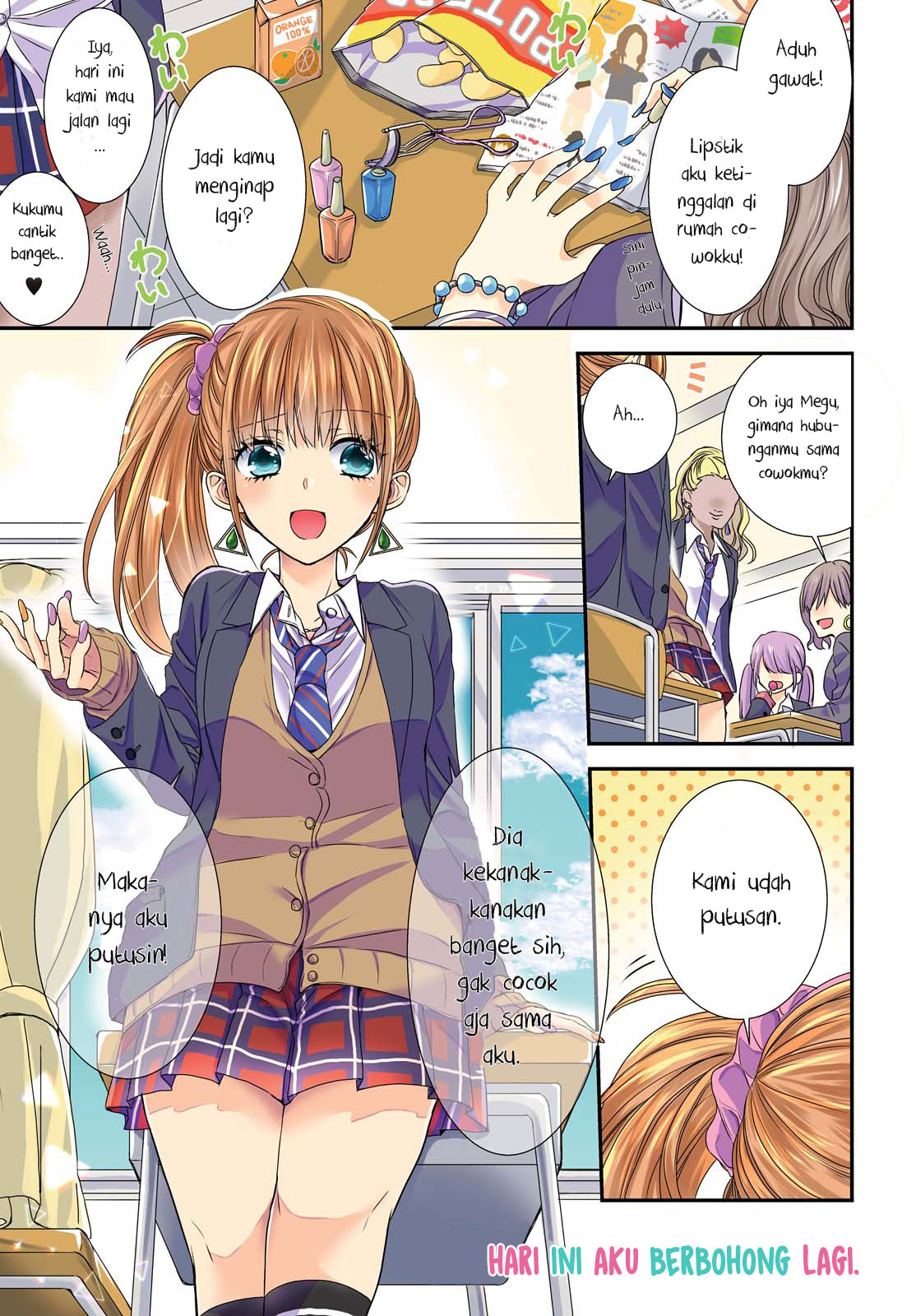 Komik <b>Takane</b> <b>no</b> <b>Hana</b> <b>wa</b> Usotsuki desu Chapter 1.