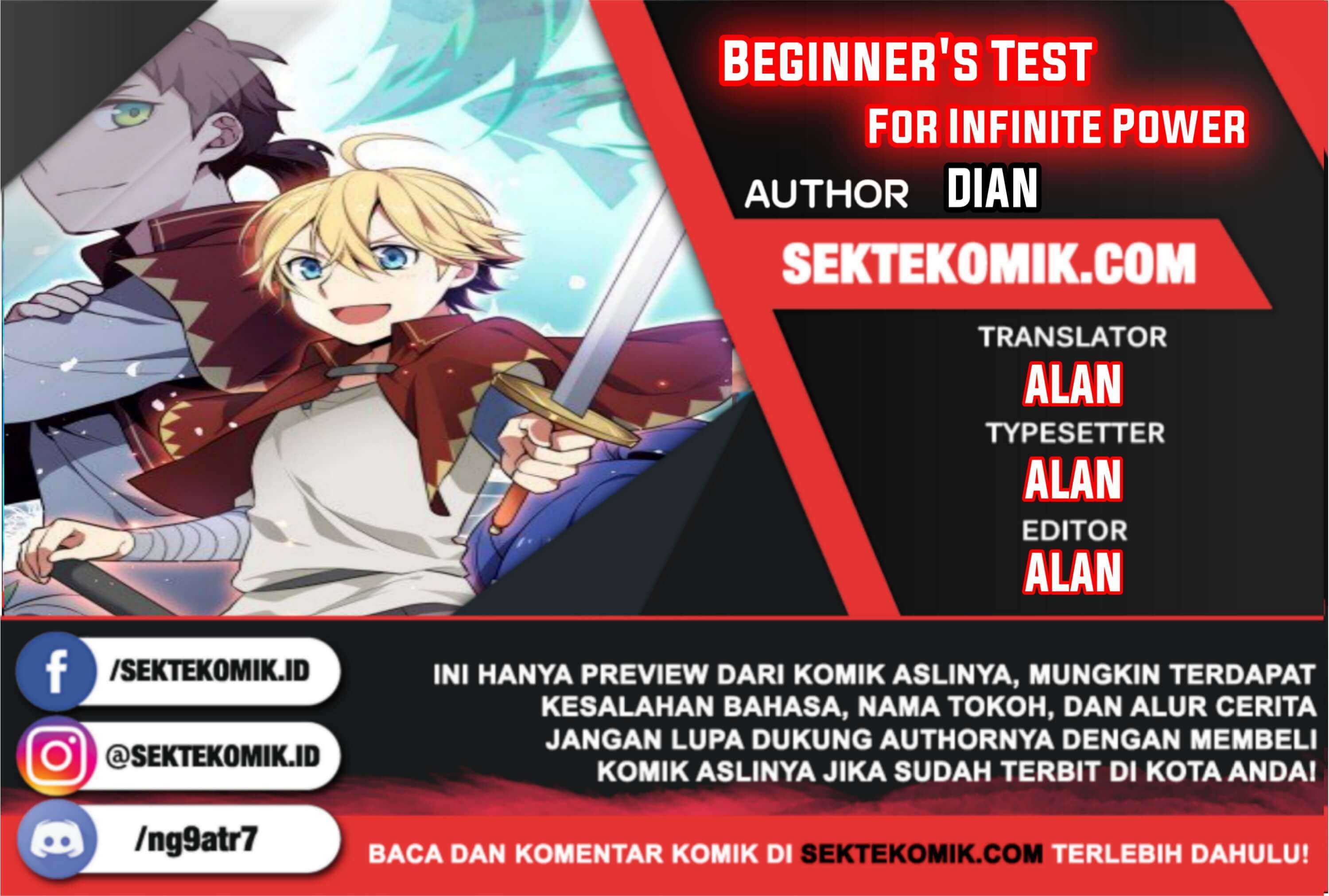 Beginner’s Test For Infinite Power Chapter 01