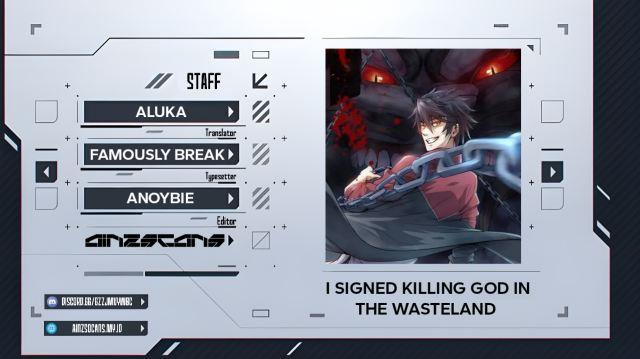 I signed Killing God in the Wasteland Chapter 7